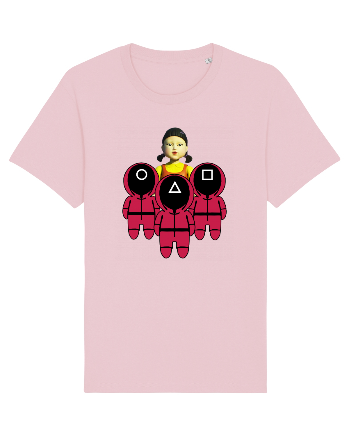 Tricou mânecă scurtă Unisex Rocker Cotton Pink