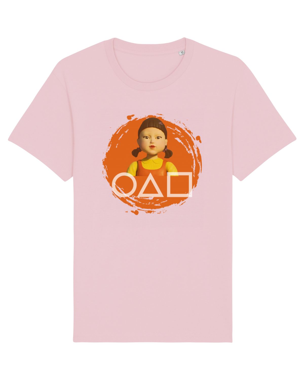 Tricou mânecă scurtă Unisex Rocker Cotton Pink
