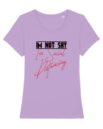 I'm not shy Tricou mânecă scurtă guler larg fitted Damă Expresser