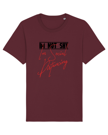 I'm not shy Burgundy