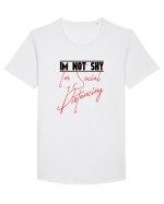 I'm not shy Tricou mânecă scurtă guler larg Bărbat Skater