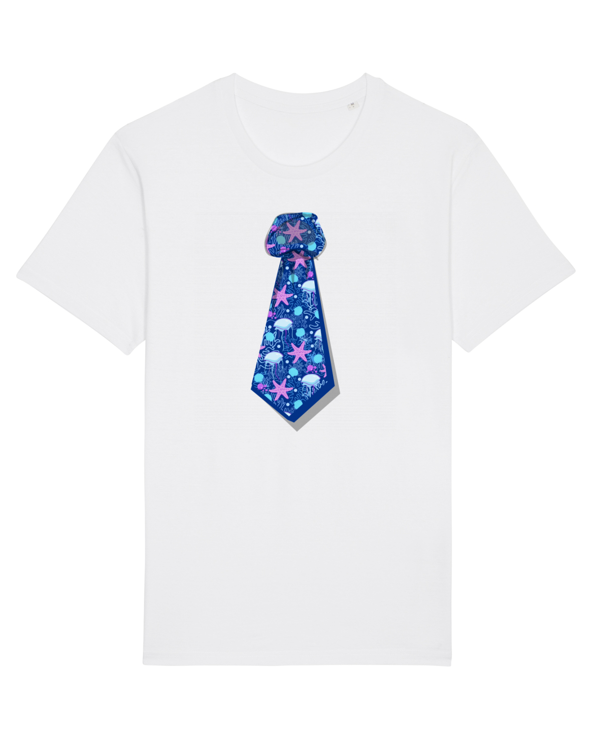 Tricou mânecă scurtă Unisex Rocker White
