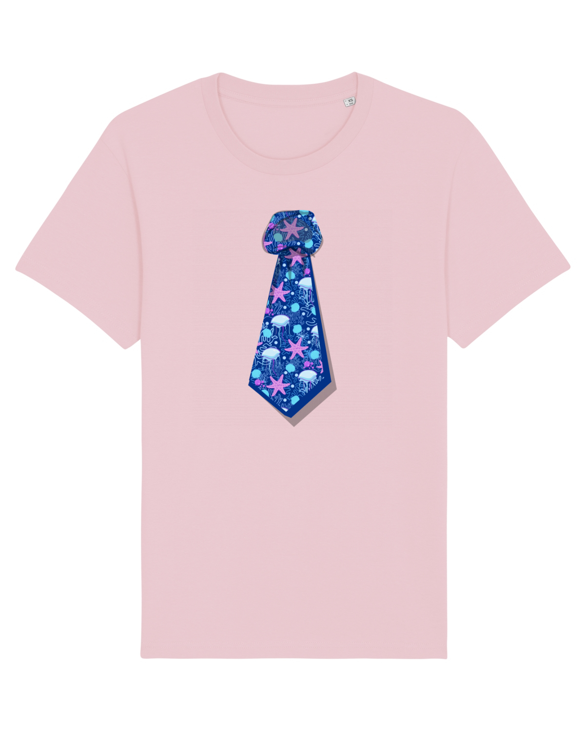 Tricou mânecă scurtă Unisex Rocker Cotton Pink
