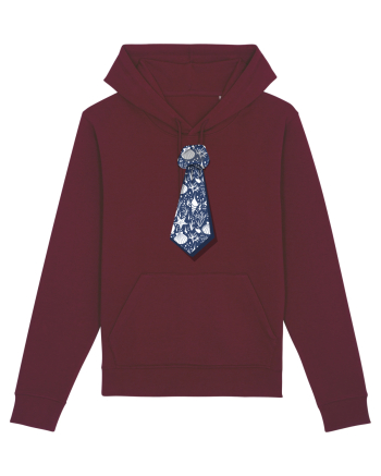 Cravata model marin 2 Burgundy