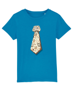 Cravata model cafea Tricou mânecă scurtă  Copii Mini Creator
