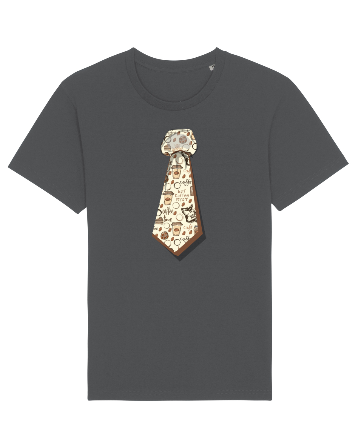 Tricou mânecă scurtă Unisex Rocker Anthracite