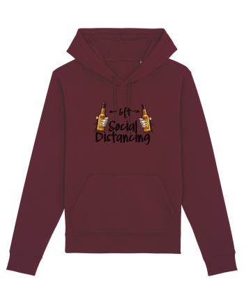 Social Distance Beer Burgundy