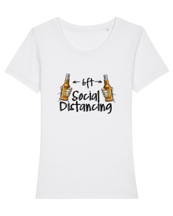 Social Distance Beer White