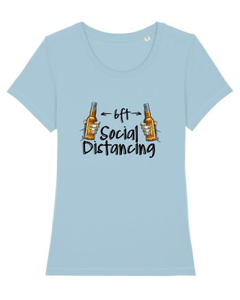 Social Distance Beer Sky Blue