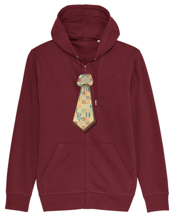 Cravata hieroglife Burgundy