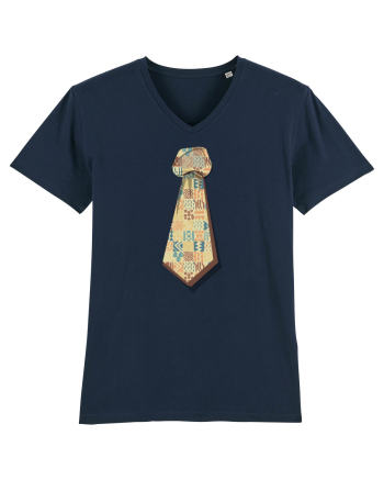 Cravata hieroglife French Navy