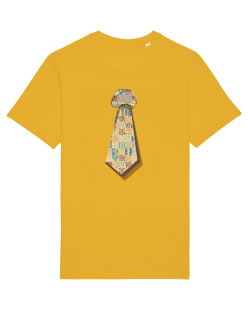 Cravata hieroglife Spectra Yellow