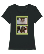 Cats Tricou mânecă scurtă guler larg fitted Damă Expresser
