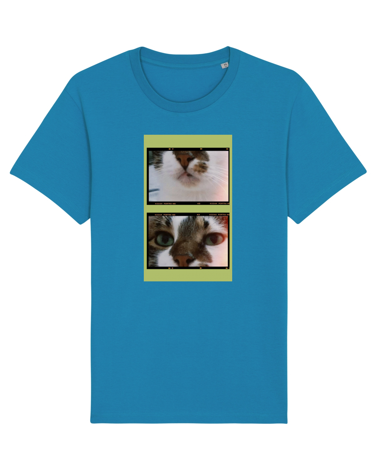 Tricou mânecă scurtă Unisex Rocker Azur