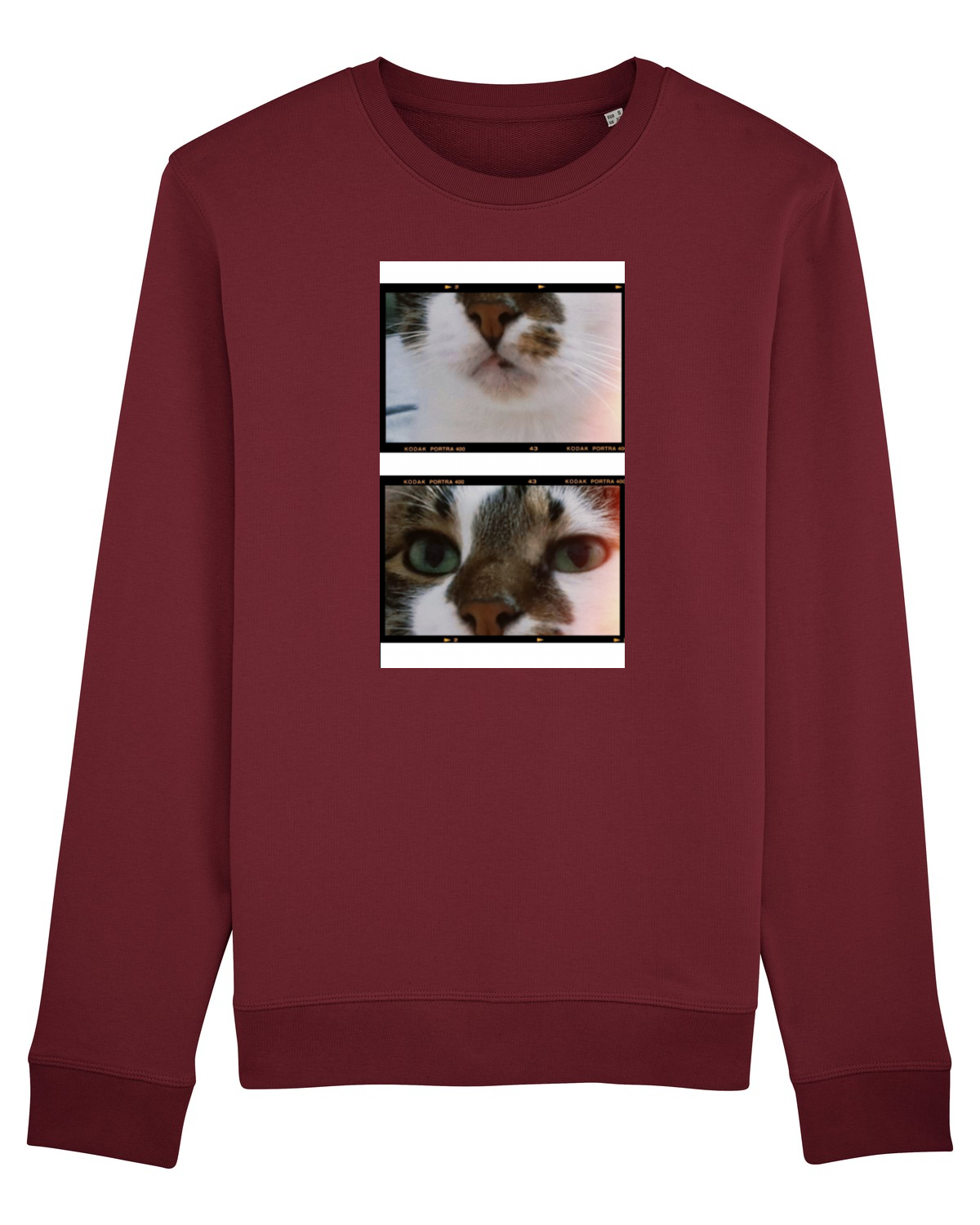 Bluză mânecă lungă Unisex Rise Burgundy