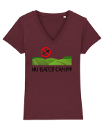Nu bateti campii Tricou mânecă scurtă guler V Damă Evoker