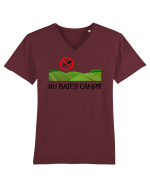 Nu bateti campii Tricou mânecă scurtă guler V Bărbat Presenter