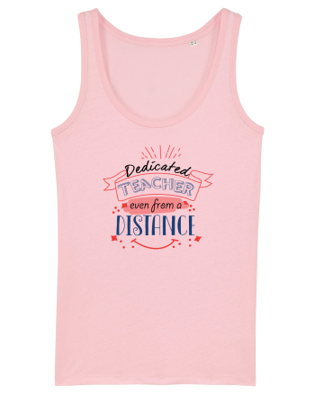 Teacher Social Distance Cotton Pink