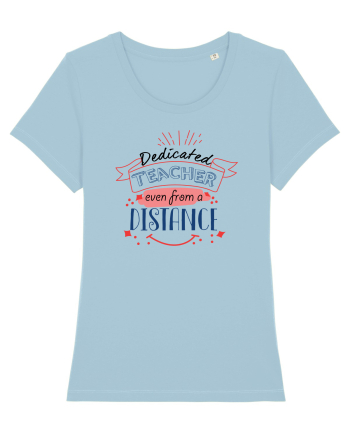 Teacher Social Distance Sky Blue