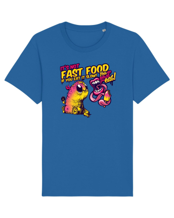 eat slow Royal Blue
