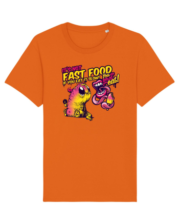 eat slow Bright Orange