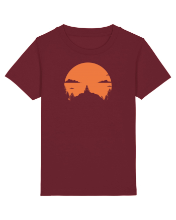 mountains yoga Burgundy