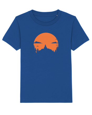 mountains yoga Majorelle Blue