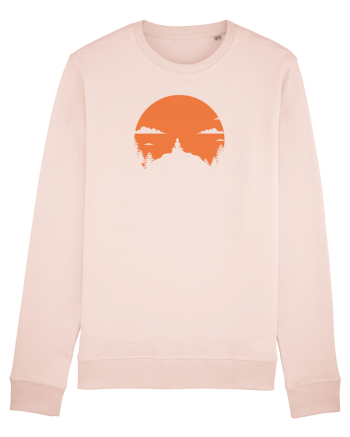 mountains yoga Candy Pink