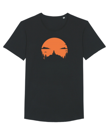 mountains yoga Black