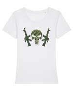 Punisher's Guns Tricou mânecă scurtă guler larg fitted Damă Expresser
