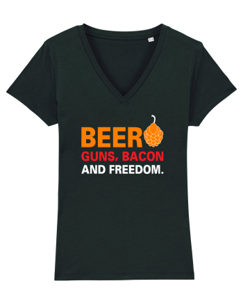 Beer, Guns, Bacon and Freedom Black