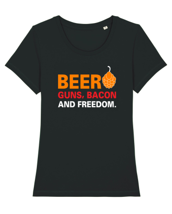 Beer, Guns, Bacon and Freedom Black
