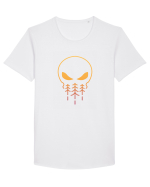 Orange Punisher Tricou mânecă scurtă guler larg Bărbat Skater
