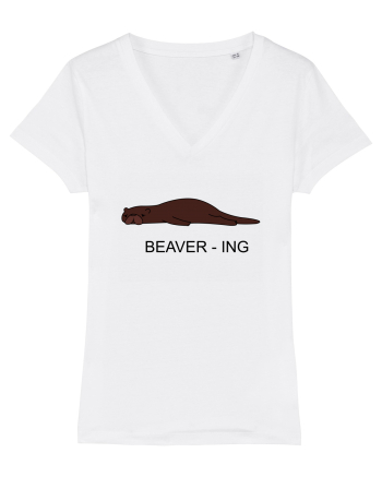 Beaver-ing White