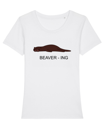 Beaver-ing White