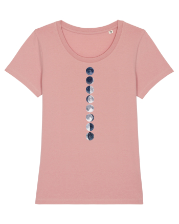 Blue Gray Moon Phases Canyon Pink