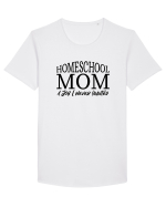 HomeSchool Mom Tricou mânecă scurtă guler larg Bărbat Skater