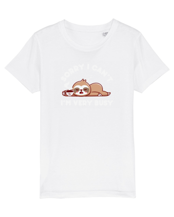 Busy Sloth White