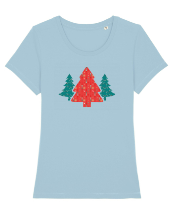 Funky Christmas Sky Blue