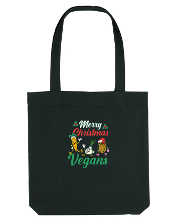 Merry Christmas Vegans Black
