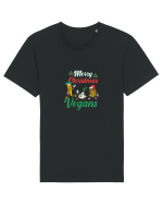 Merry Christmas Vegans Tricou mânecă scurtă Unisex Rocker