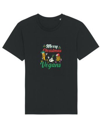 Merry Christmas Vegans Black