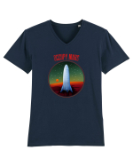 OCCUPY MARS Tricou mânecă scurtă guler V Bărbat Presenter