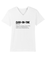 Quarantine Noun Tricou mânecă scurtă guler V Bărbat Presenter