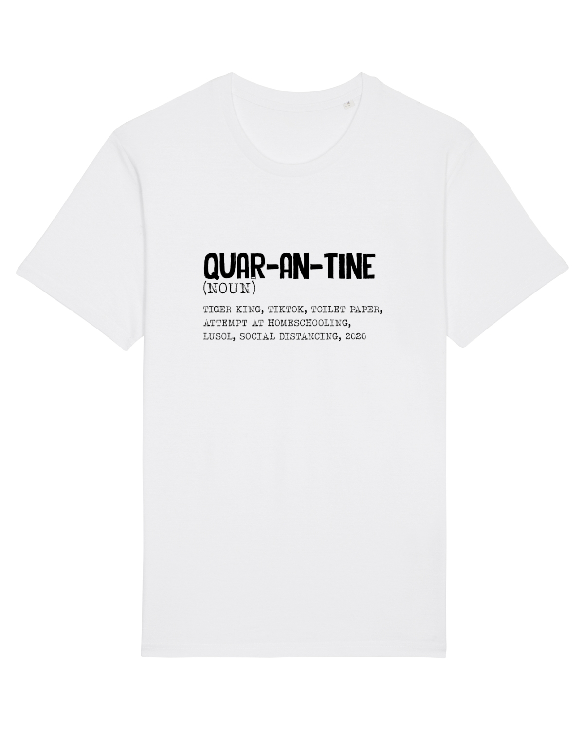 Tricou mânecă scurtă Unisex Rocker White