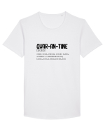 Quarantine Noun Tricou mânecă scurtă guler larg Bărbat Skater