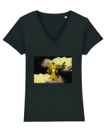 Nabu Tricou mânecă scurtă guler V Damă Evoker