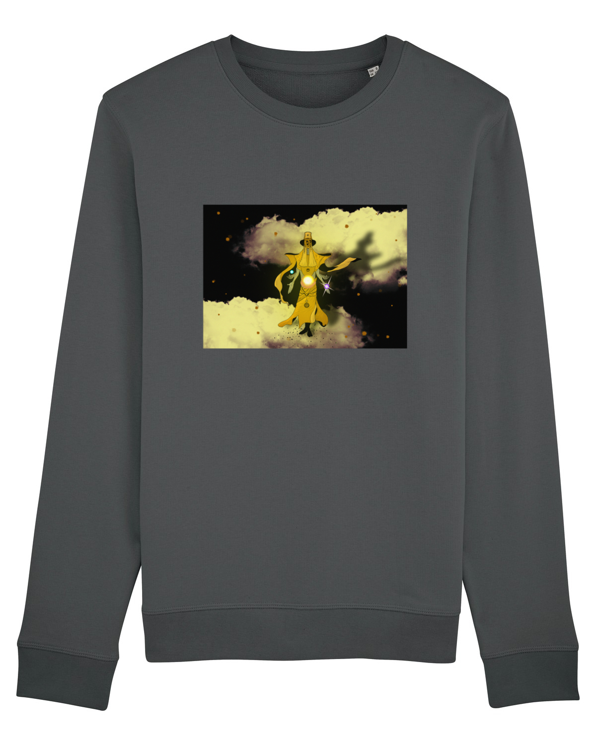 Bluză mânecă lungă Unisex Rise Anthracite