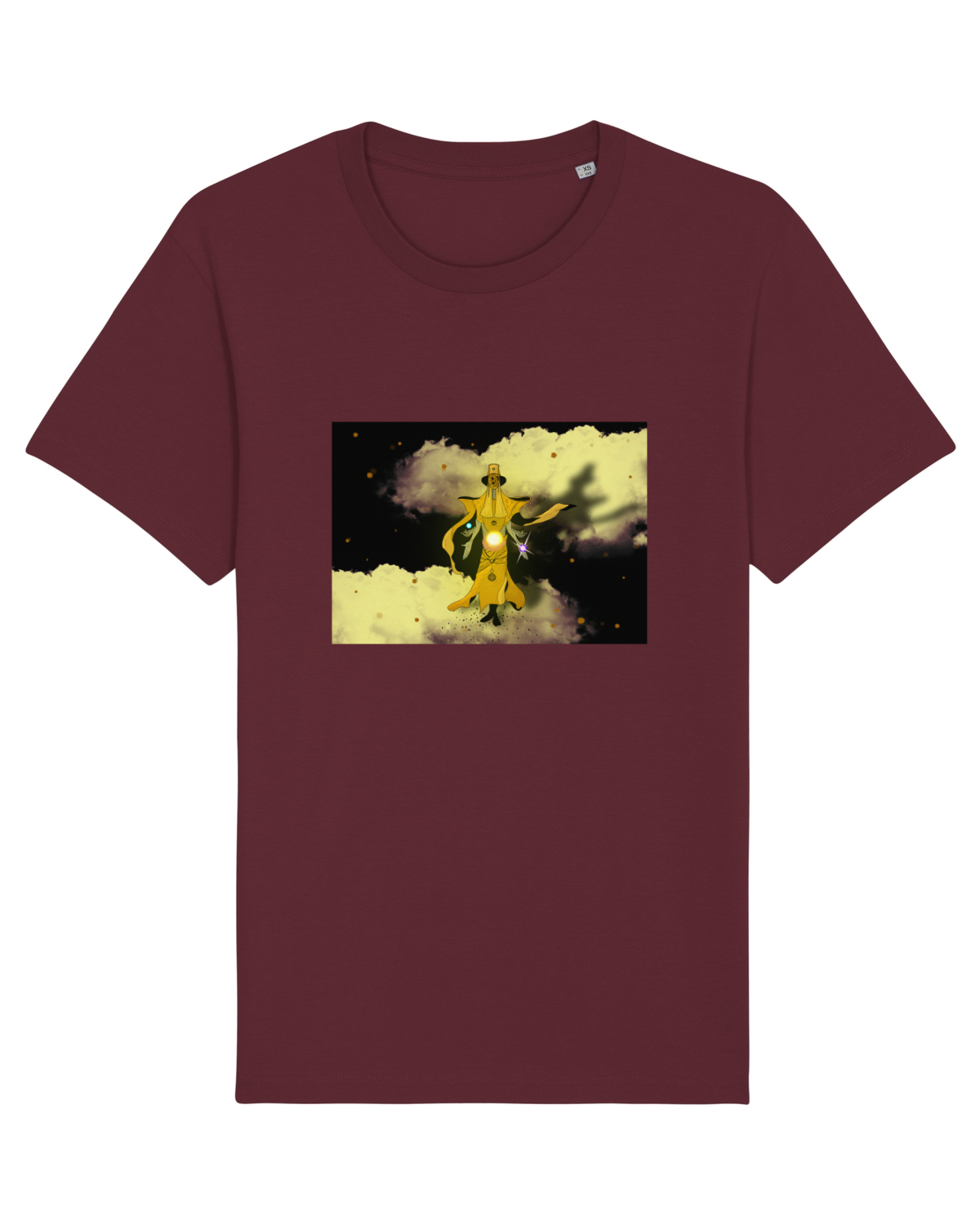 Tricou mânecă scurtă Unisex Rocker Burgundy