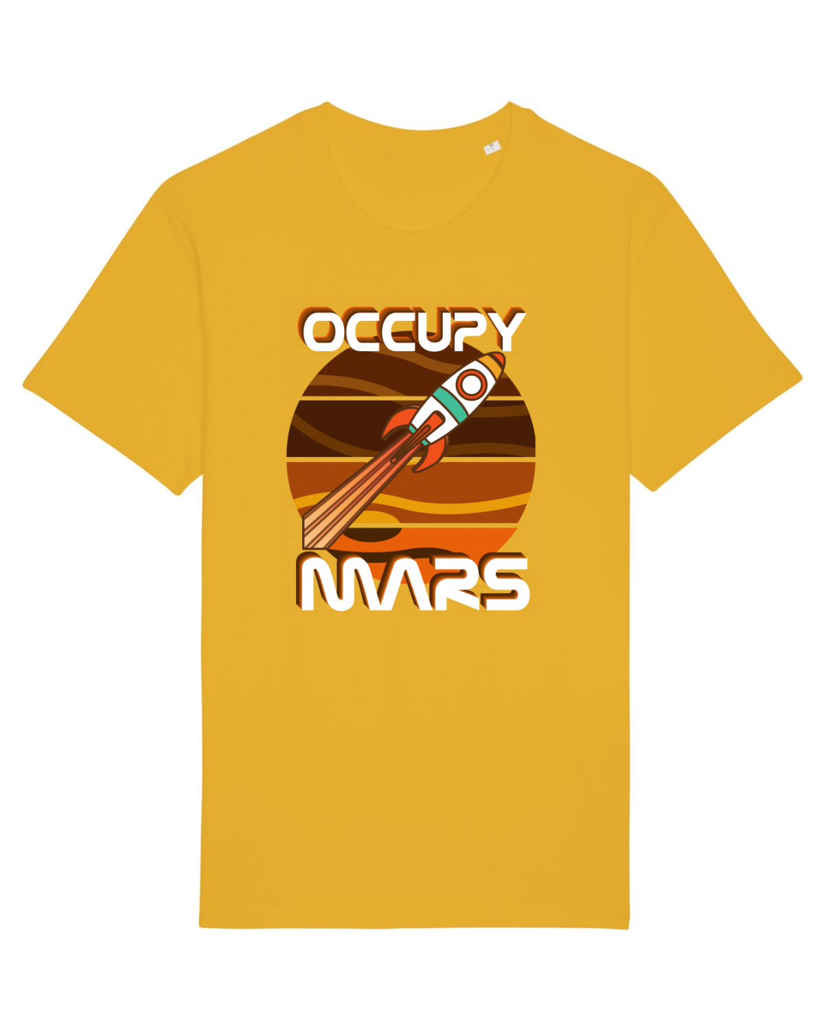 Tricou mânecă scurtă Unisex Rocker Spectra Yellow